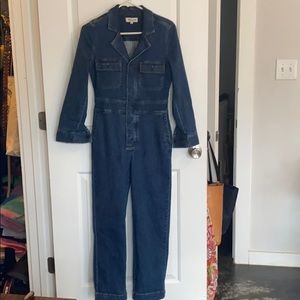 Madewell denim jumpsuit